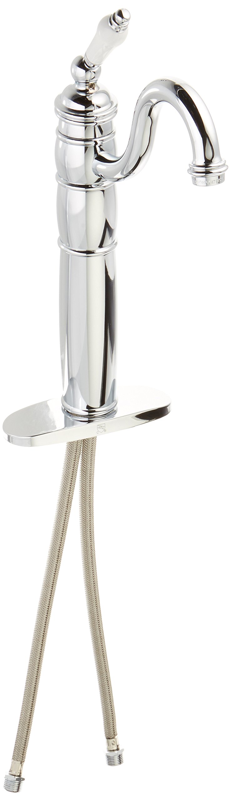 EB1421PL Baltimore Single Handle Vessel Sink Faucet with Optional Cover Plate - 6-1/8