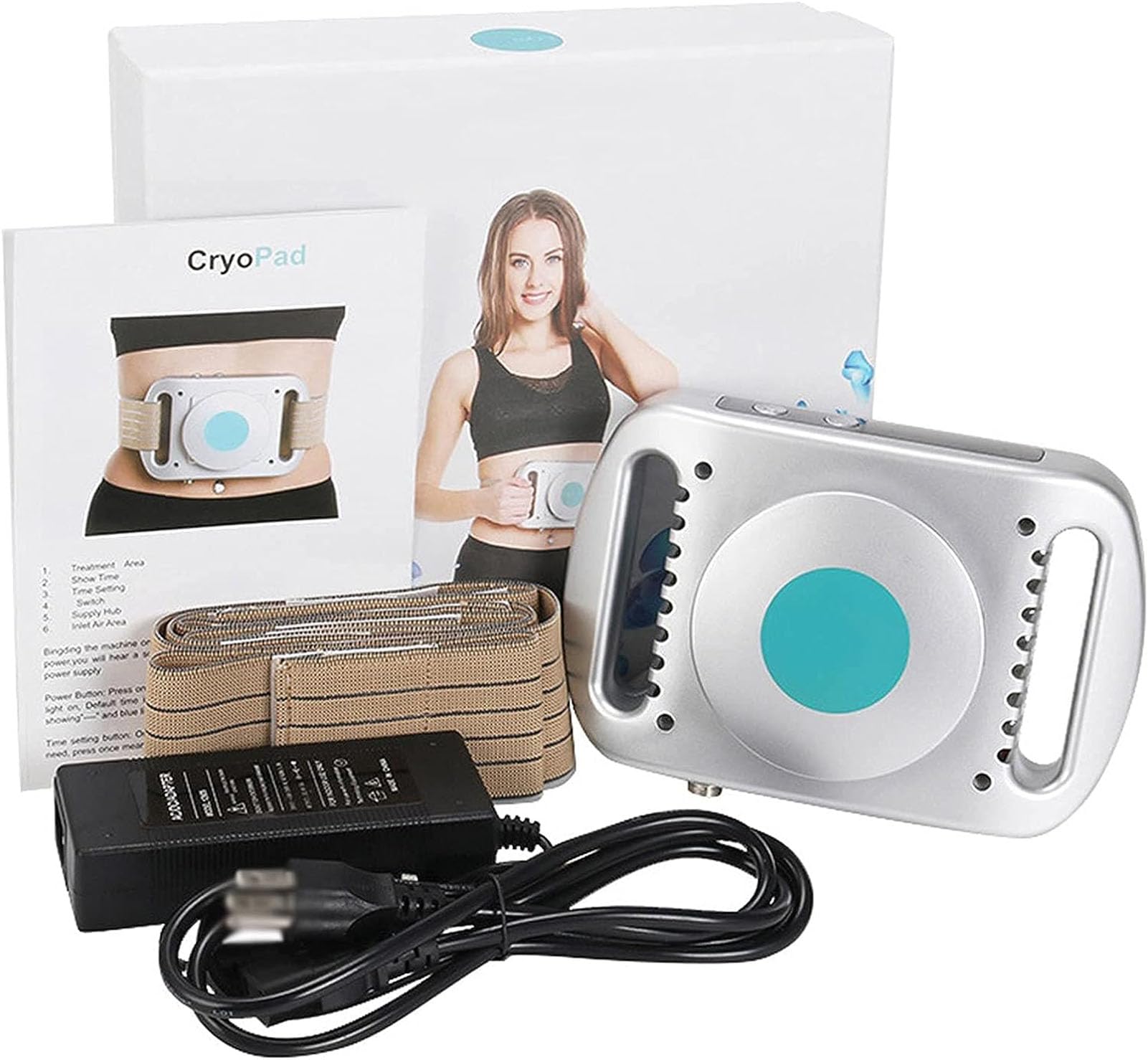 Portable Cryolipolysis Fat Freezing Machine for Belly, Arms, Thighs & Legs - Non-Invasive Body Shaping & Fat Loss Device for Home Use - Perfect for Post-Pregnancy, Weight Loss & Toning