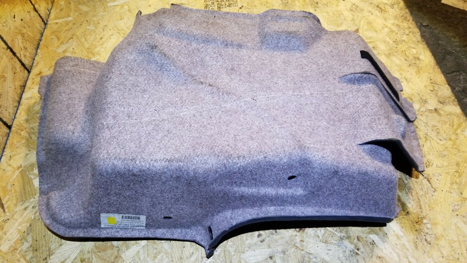 2003-2005 Mercedes Benz W220 S55 Rear Right Passenger Side Carpet Floor Mat OEM - Perfect Fit for Luxury Sedan Interior Upgrade & Protection