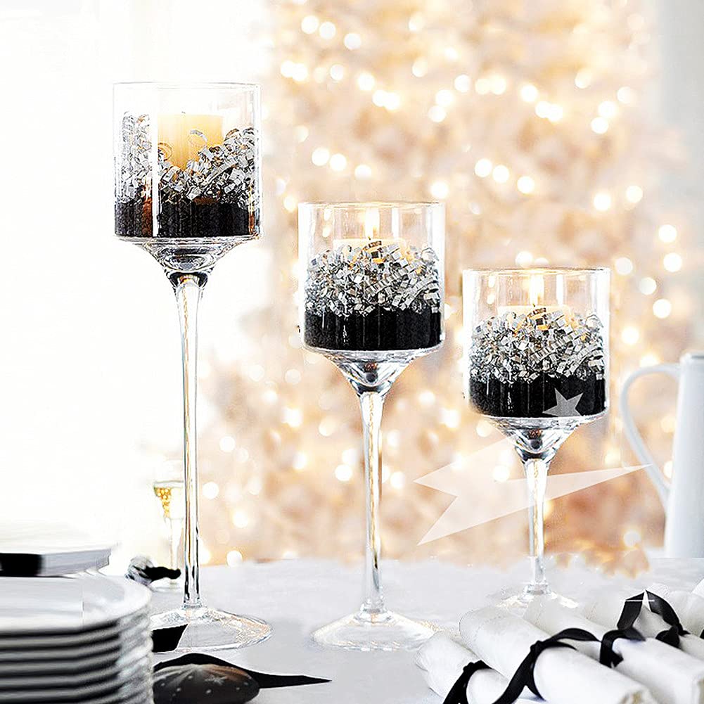 Glass Tea Light Candle Holders Bulk 30-Pack - Elegant Votive Centerpieces for Wedding Table Decor, Floating Candles, Home & Party Decoration | Perfect for Wedding Receptions, Dinner Parties, Romantic Ambiance