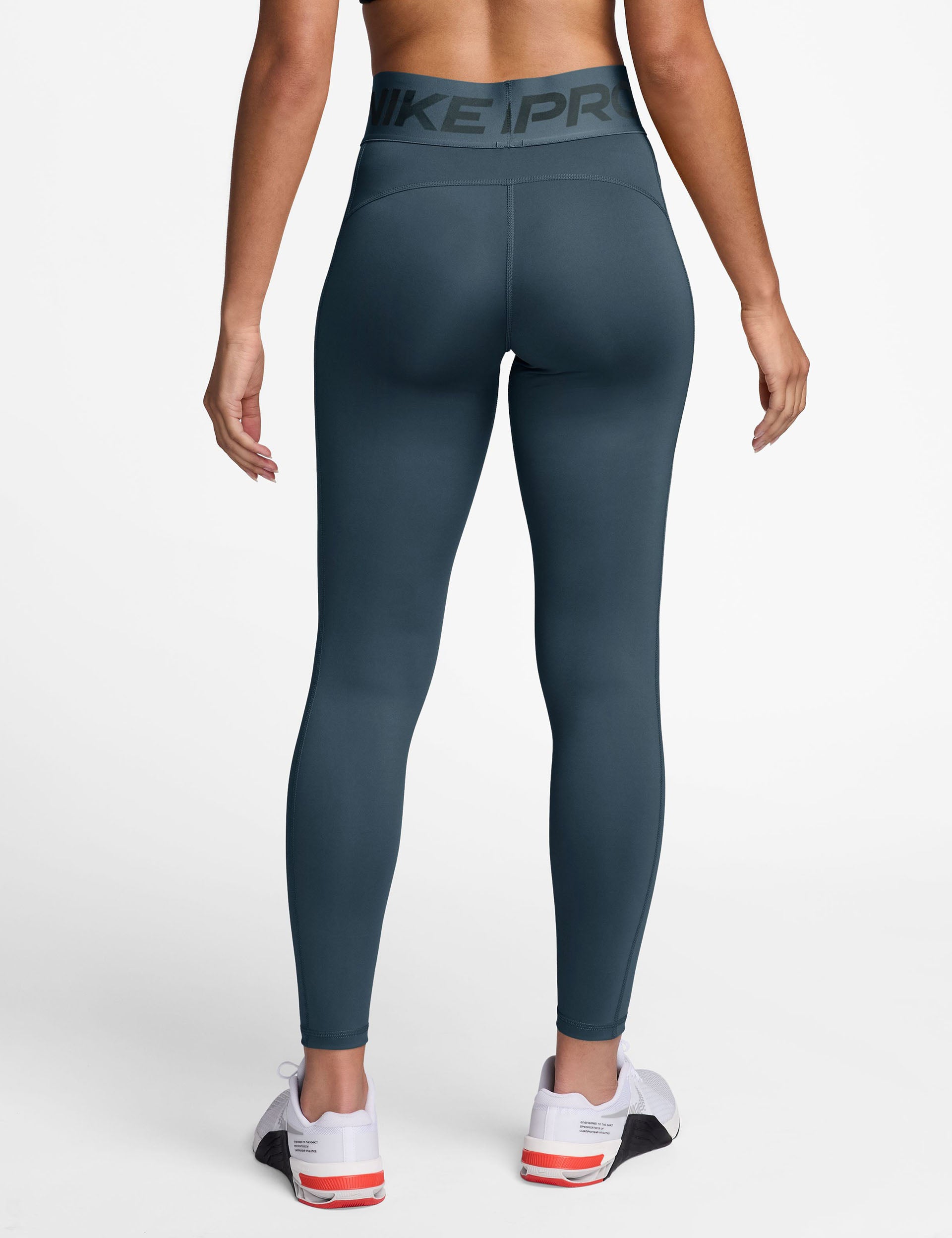Pro Sculpt High Waisted Leggings for Women - Armory Navy/White | Tummy Control Yoga Pants for Workout, Running & Lounge Wear