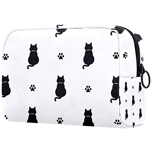 Waterproof Travel Toiletry Bag for Women & Men - Large Cosmetic Makeup Organizer with Zipper - Cute Cat Paw Design - Perfect for Airplane, Gym, Camping Essentials (Pink)