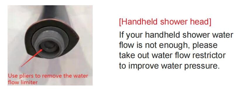 Gabrylly 3-Setting High Pressure Handheld Shower Head with Hose - Matte Black Bathroom Shower Accessory for Relaxing Spa Experience at Home