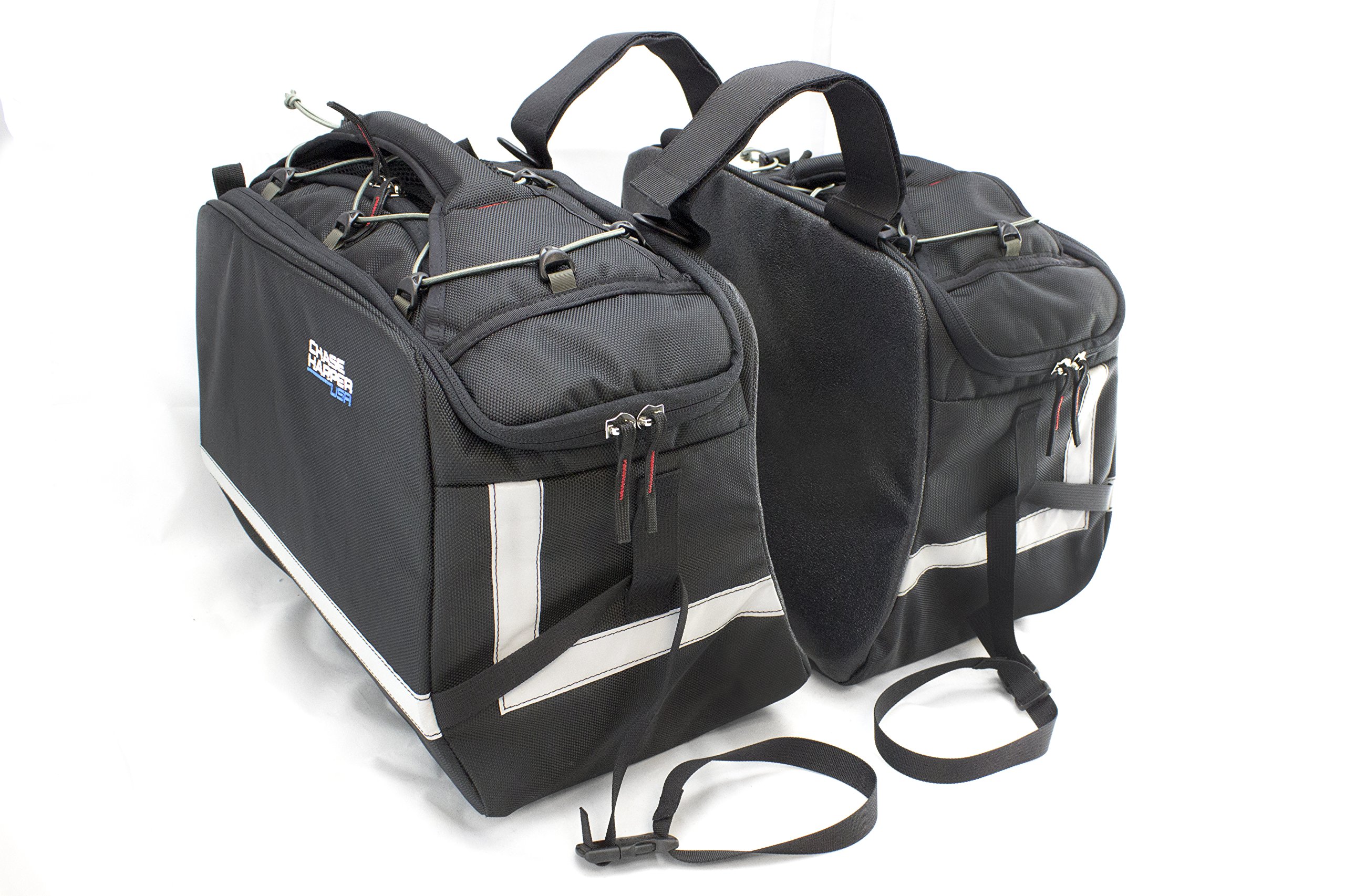 **3550 Roadtripper Pack - 3550 Aeropac II Saddle Bags & 4800 Strap Mount Tail Trunk - Waterproof, Tear-Resistant, Heavy-Duty Ballistic Nylon - Perfect for Motorcycle Travel & Adventure Riding**