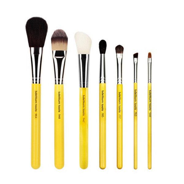 Bdellium Tools Studio Line Brushes - 7 Piece Professional Makeup Brush Set for Eyes & Face | Perfect for Makeup Artists, Beginners & Everyday Beauty Routine