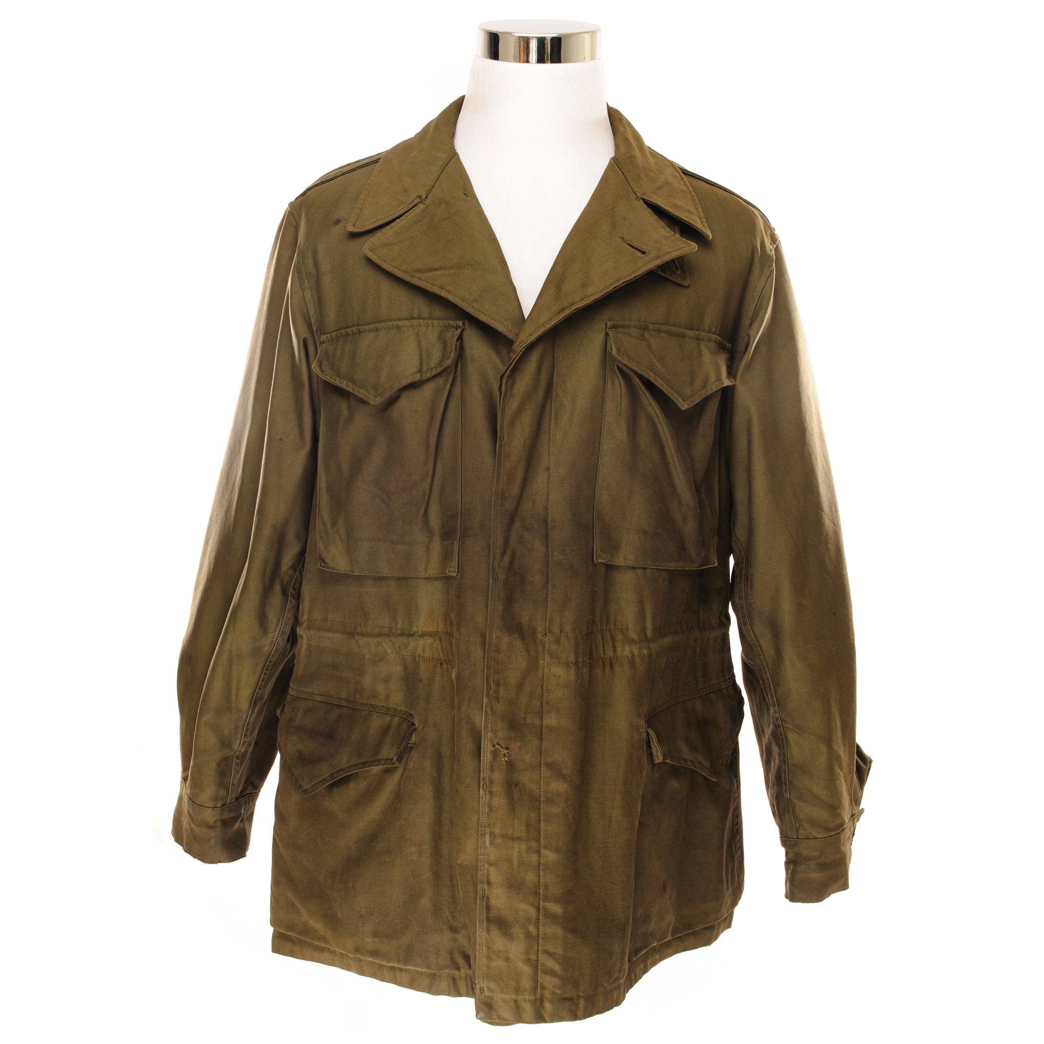 Vintage US Army M-1943 M43 Field Jacket - WW2 Military Surplus - Size 40R - Authentic WWII Era Outerwear for Collectors & Reenactments