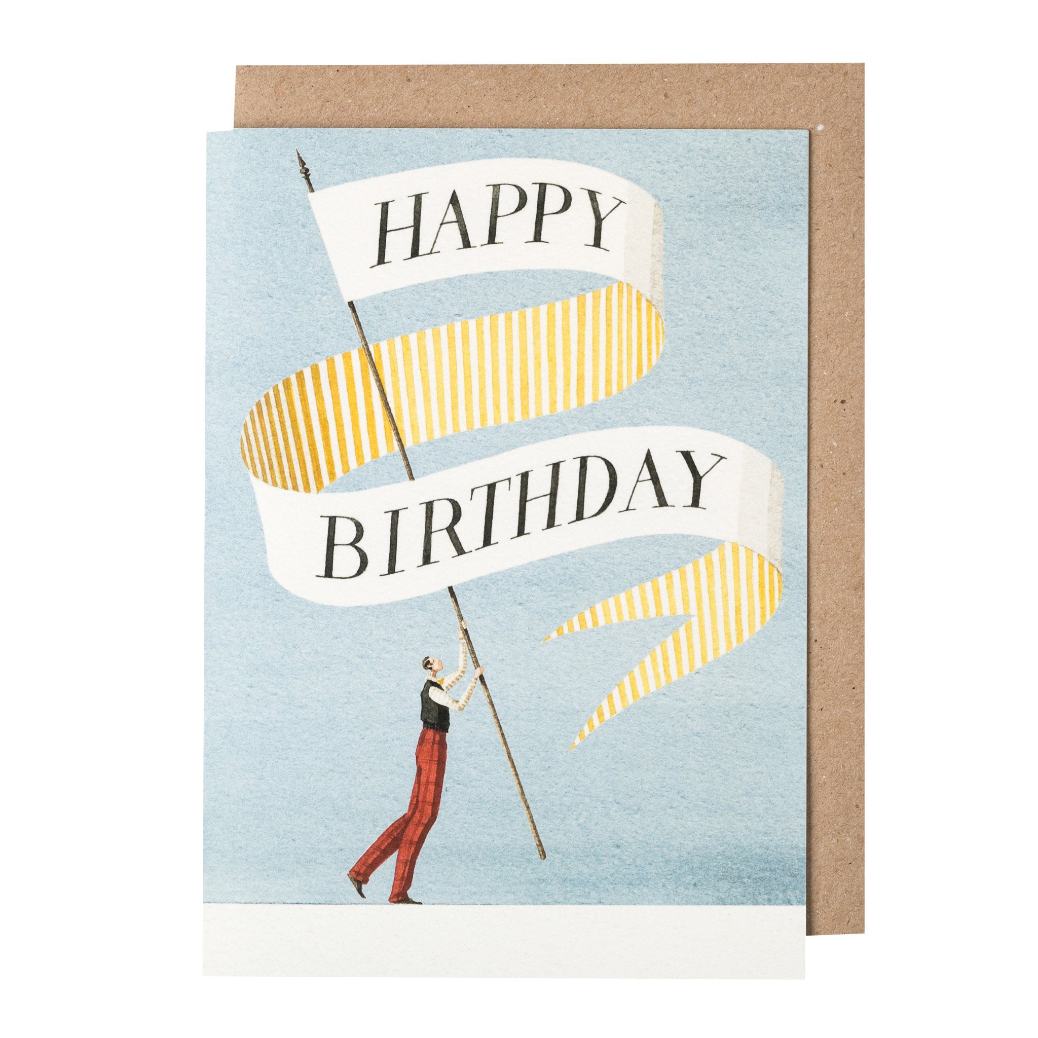 Elegant Happy Birthday Greeting Card for Gentleman - Perfect for Birthday Wishes, Office Celebrations & Special Occasions