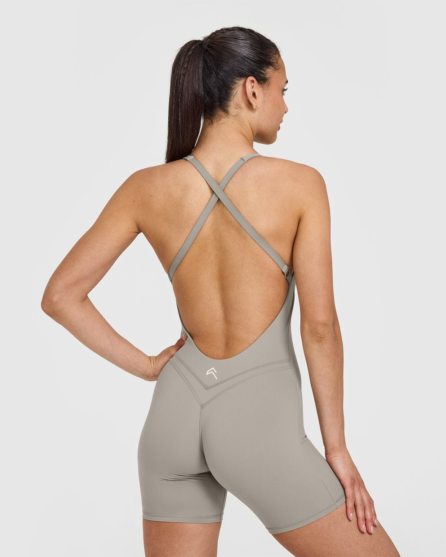 Unified Scoop Back All-In-One 6 | Warm Sand Color | Comfortable Women's Tank Top for Yoga, Gym & Casual Wear