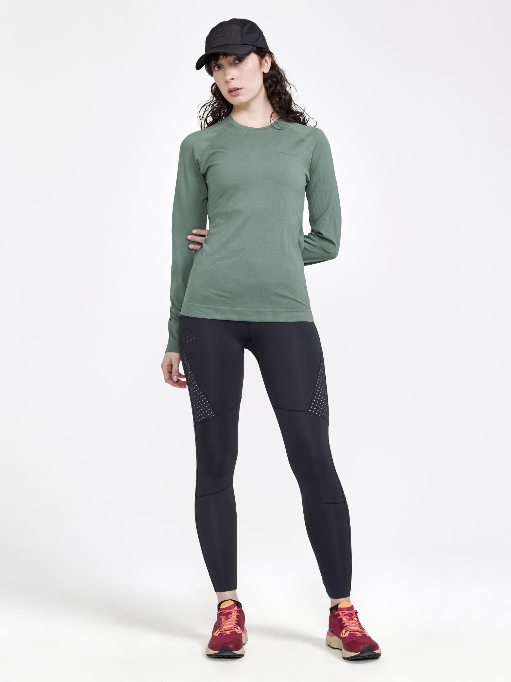 High-Waisted Women's PRO Charge Blocked Training Tights - Moisture-Wicking, 4-Way Stretch Yoga Pants for Running, Gym & Workout - Perfect for Athleisure & Active Lifestyle