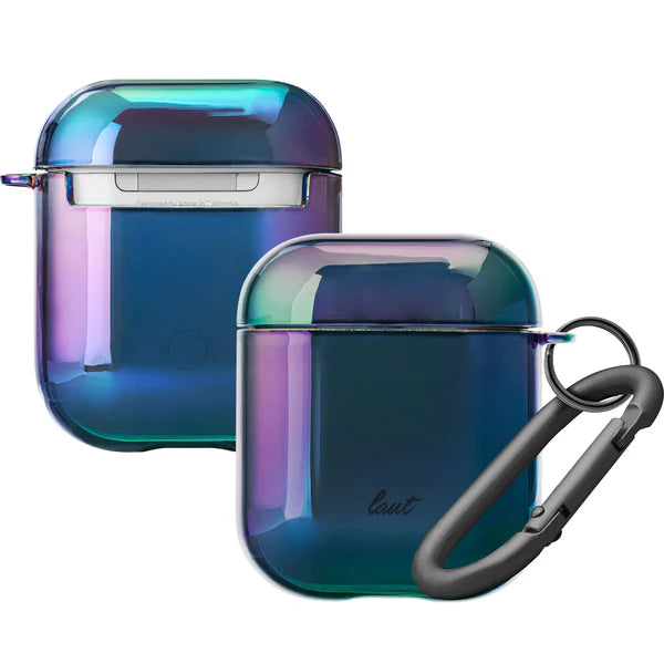 Holographic AirPods Case for AirPods Pro/1/2/3 - Midnight Blue Shimmer Protective Cover - Perfect for Gym, Travel & Everyday Use