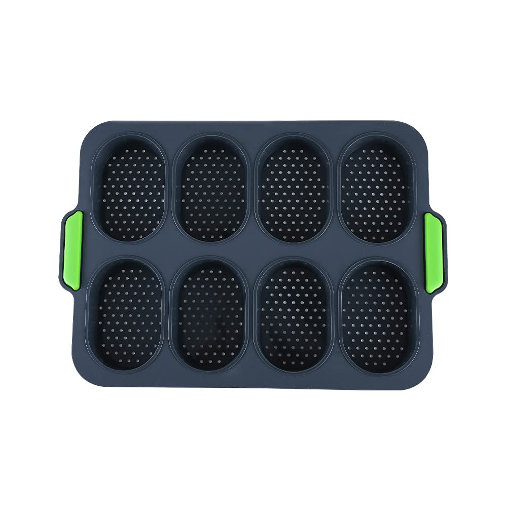 Non-Stick Silicone Bakeware Set - 10-Piece Oven Safe Baking Pans for Cakes, Muffins & Bread - Perfect for Home Kitchen, Baking Enthusiasts & Holiday Cooking Gifts