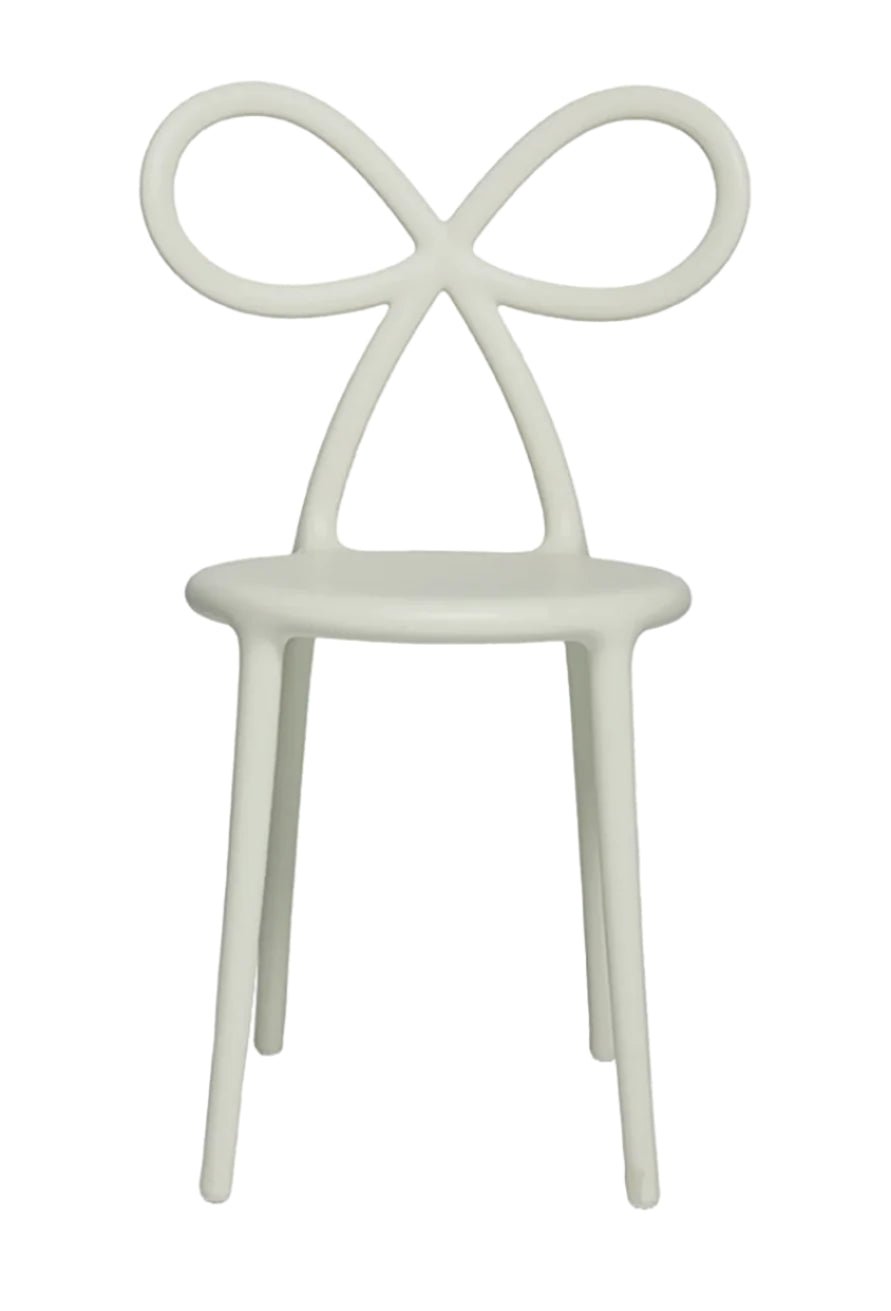 Qeeboo Ribbon Chair - Modern Designer Accent Chair for Living Room, Bedroom & Office - Stylish Home Decor & Seating Furniture