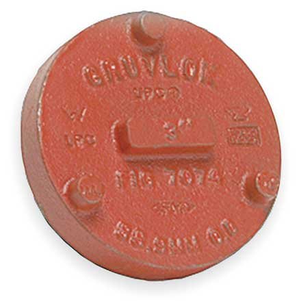 6 Inch Iron Pipe Cap - 1000 psi Pressure Rating - Durable Fitting for Plumbing, Gas Lines & Industrial Applications