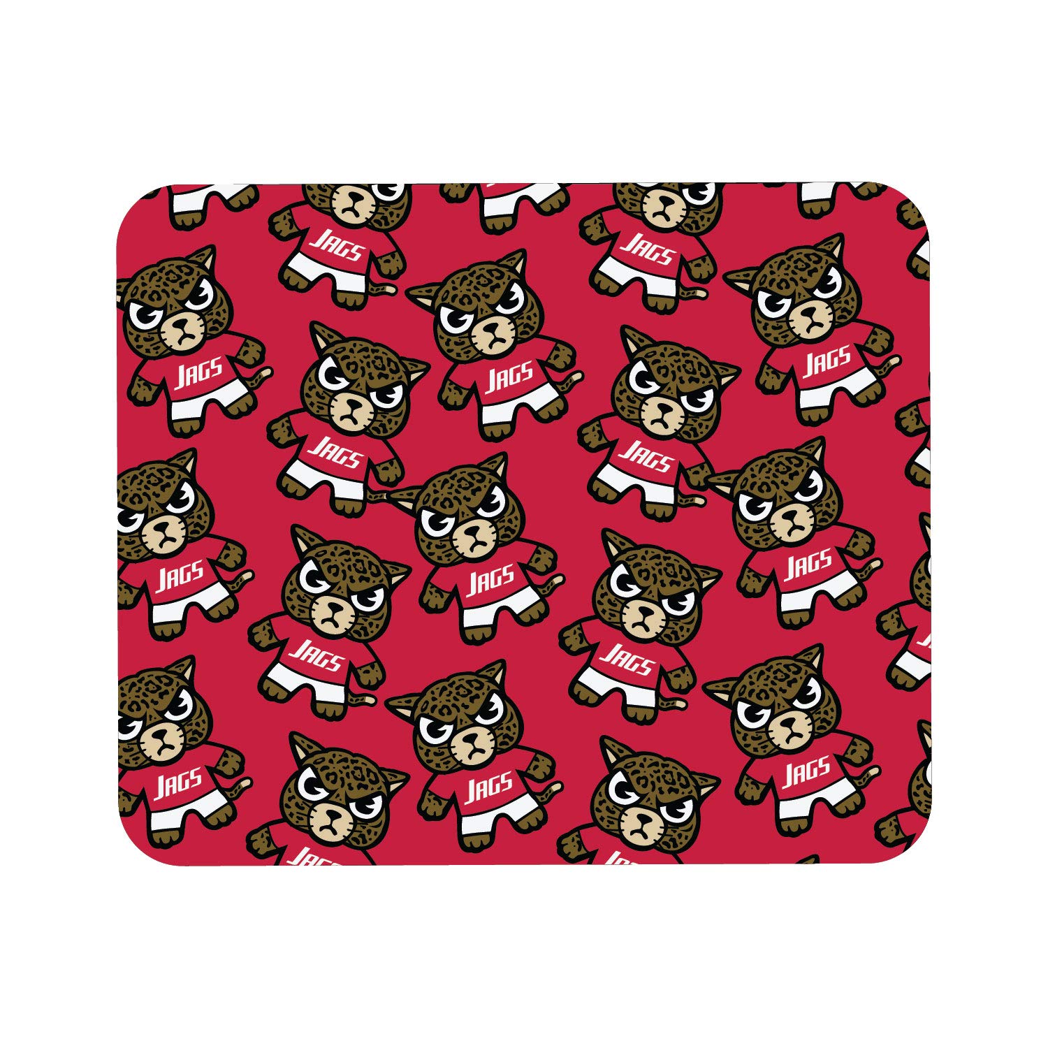 OTM Essentials University of South Alabama Fabric Mouse Pad - Standard Size Desk Accessory for Gaming & Office Use - Durable Non-Slip Base with Tokyodachi Mascot Design - Perfect for Work, School & PC Gaming Setup