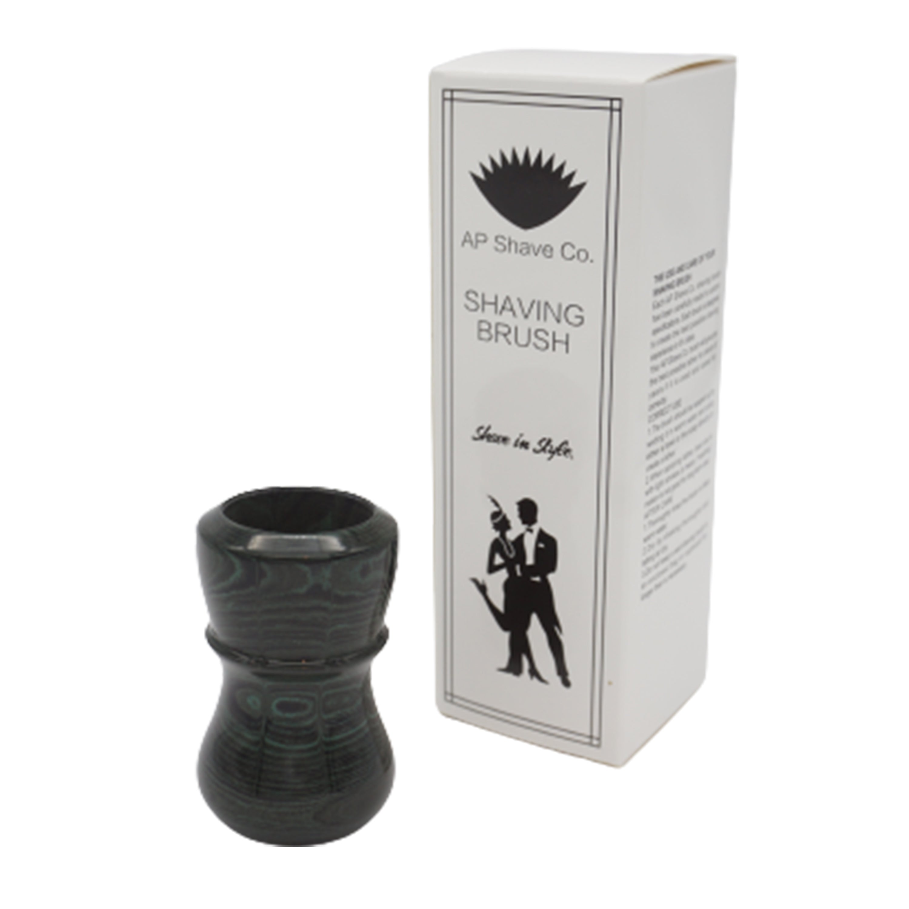 Premium Handcrafted Jaguar Ebonite Shaving Brush Handle - Compatible with 24mm & 26mm Knots - Perfect for Wet Shaving & Grooming Gifts for Men