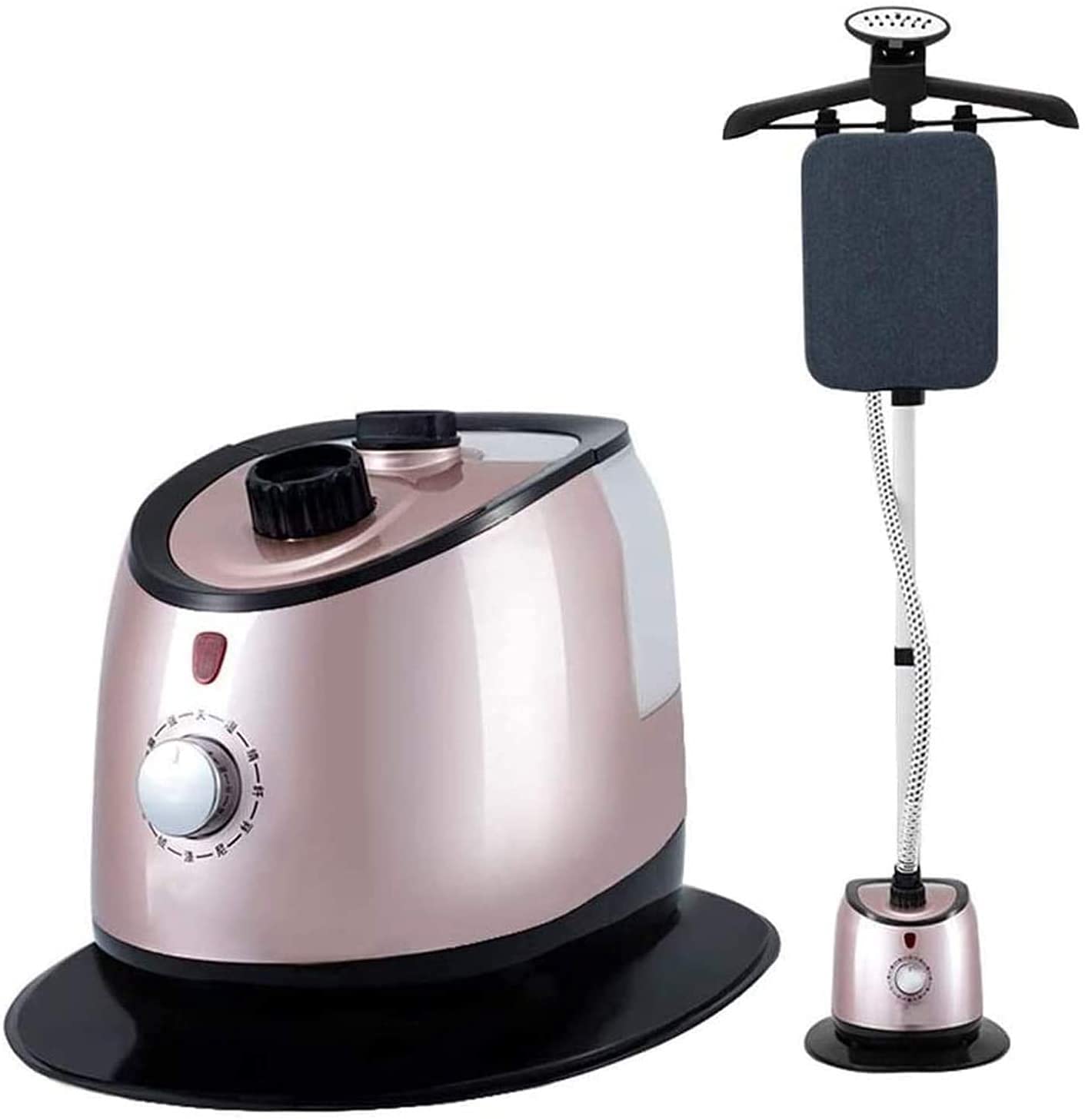 1800W Full Size Garment Steamer & Clothes Iron with 1.7L Water Tank - 50 Minutes Continuous Steam, Gold Finish | Perfect for Wrinkle Removal, Travel, Home & Office Use