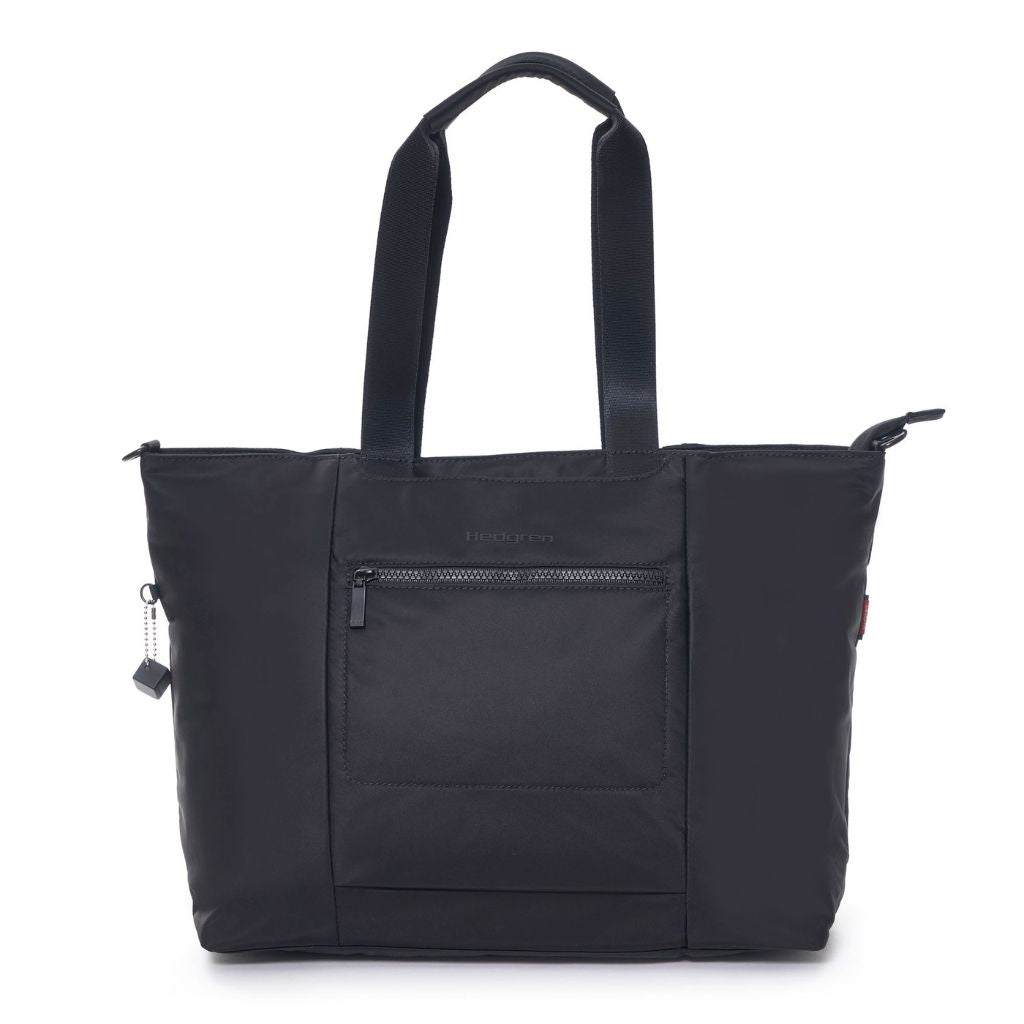 Hedgren Swing Large RFID Blocking Tote Bag for Women - Stylish & Secure Black Handbag for Work, Travel & Everyday Use
