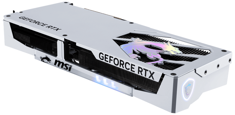 MSI GeForce RTX 5070 12GB GDDR6 Gaming Graphics Card - White Edition with TRIO Fan & OC Boost | Perfect for 4K Gaming, VR, Streaming & Content Creation