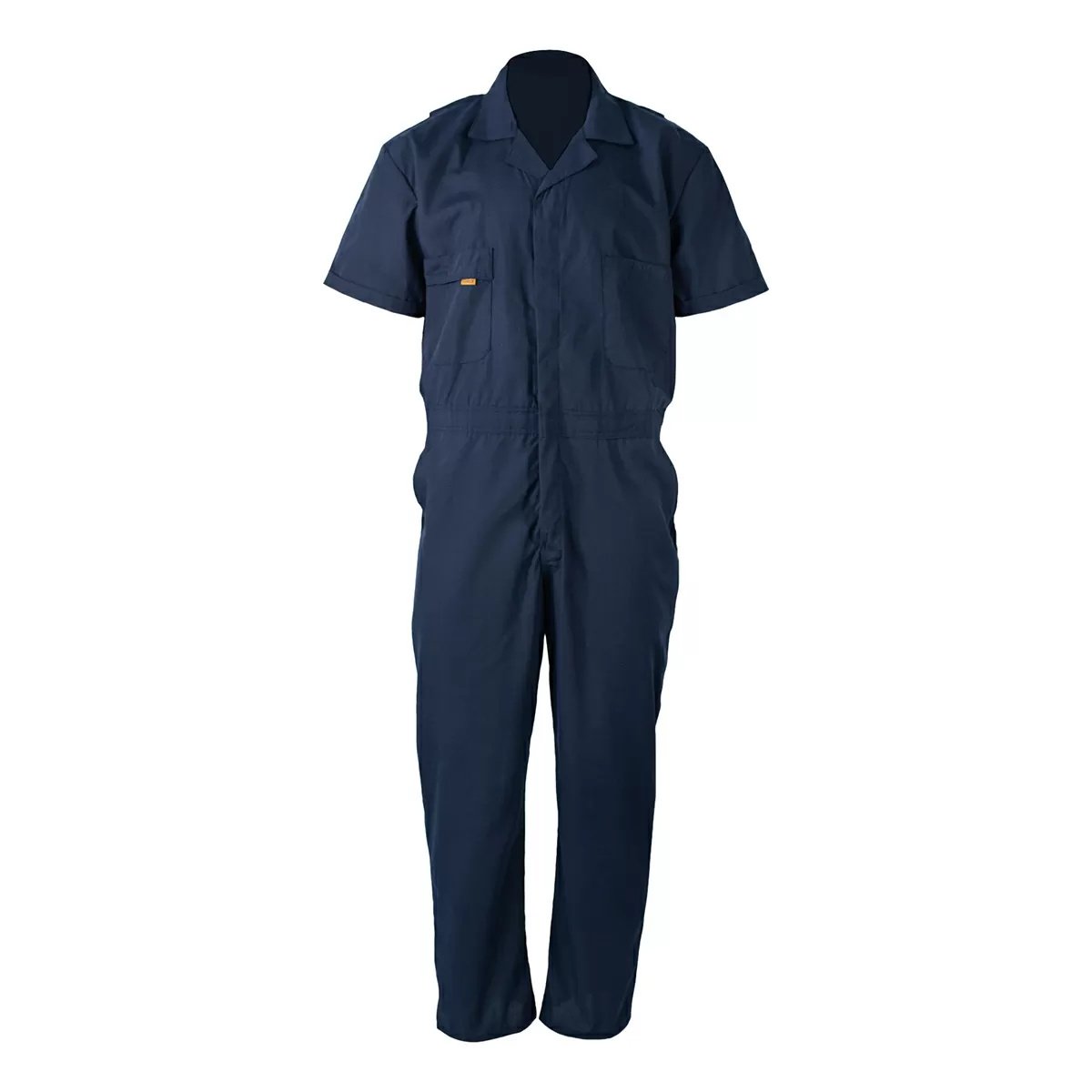 FIVE ROCK® Men's Short Sleeve Unlined Poplin Coverall - Relaxed Fit Workwear for Mechanics, Painters & DIY Projects
