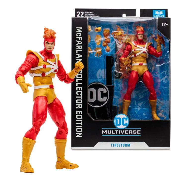 Crisis on Infinite Earths: DC Multiverse Collector Edition Firestorm Action Figure – Perfect for Display, Collecting, and Comic Book Scenes
