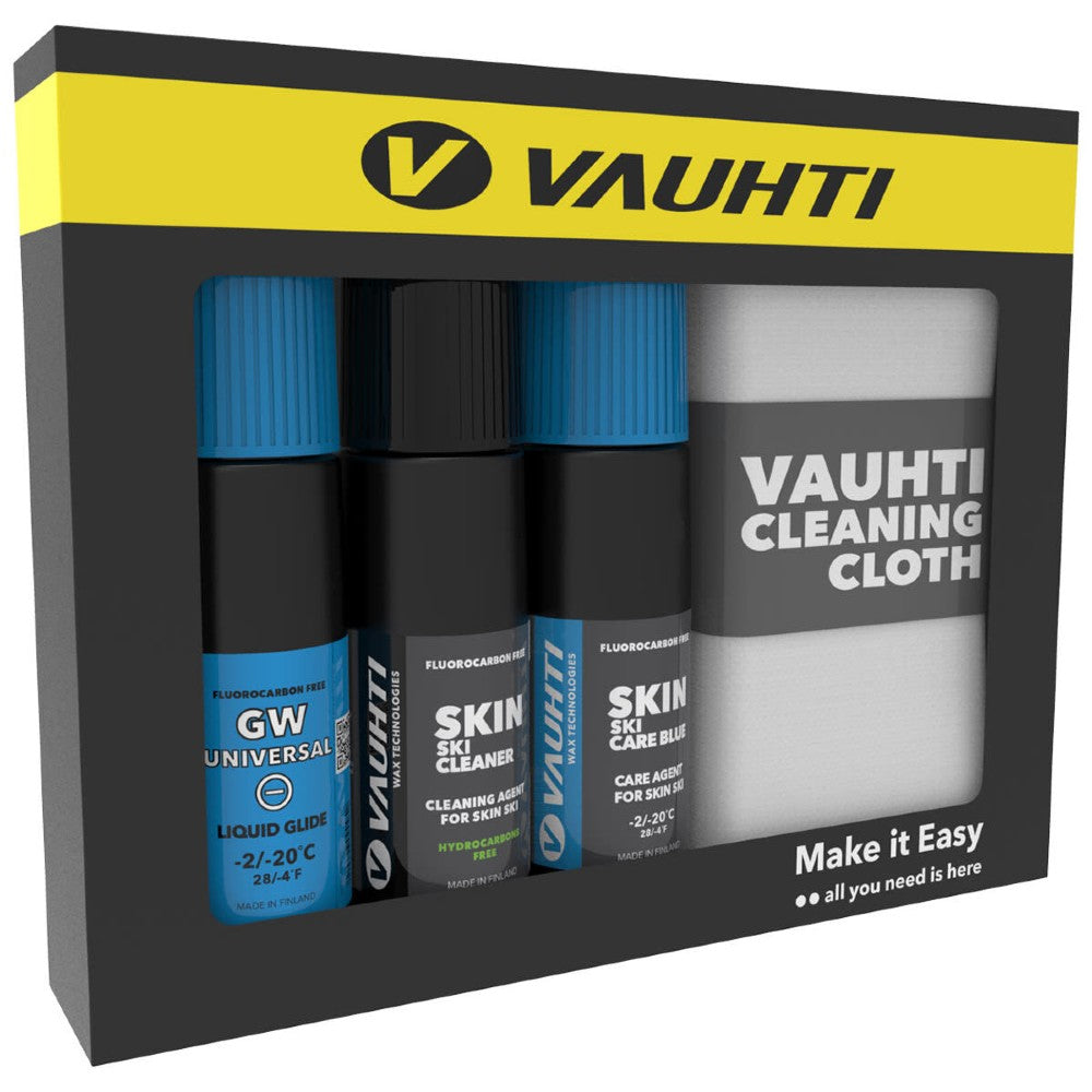 Vauhti Universal Minus Skin Ski Kit - High-Performance Ski Skins for All-Mountain Skiing | Perfect for Backcountry, Touring & Off-Piste Adventures