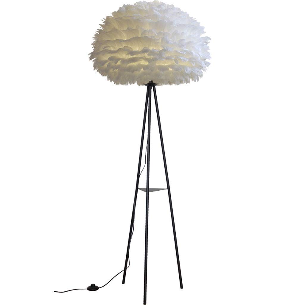 Feather Floor Lamp - Modern Nordic Style Standing Lamp for Bedroom, Living Room & Study | Warm White Light, Romantic Wedding Decoration | Perfect for Cozy Nights & Home Decor