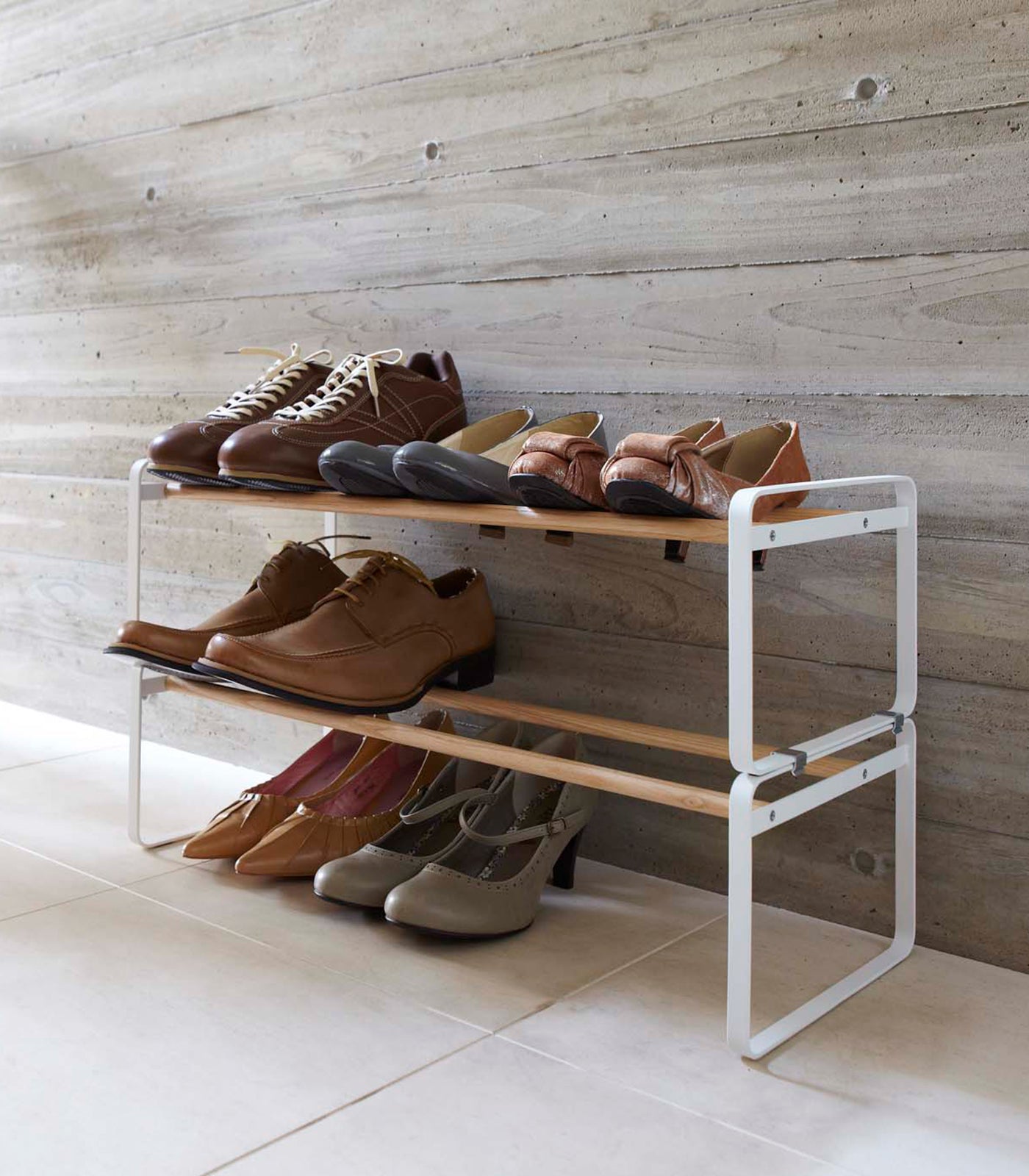 7-Tier Stackable Shoe Rack - Heavy Duty Steel Shoe Organizer for Closet, Entryway & Bedroom Storage