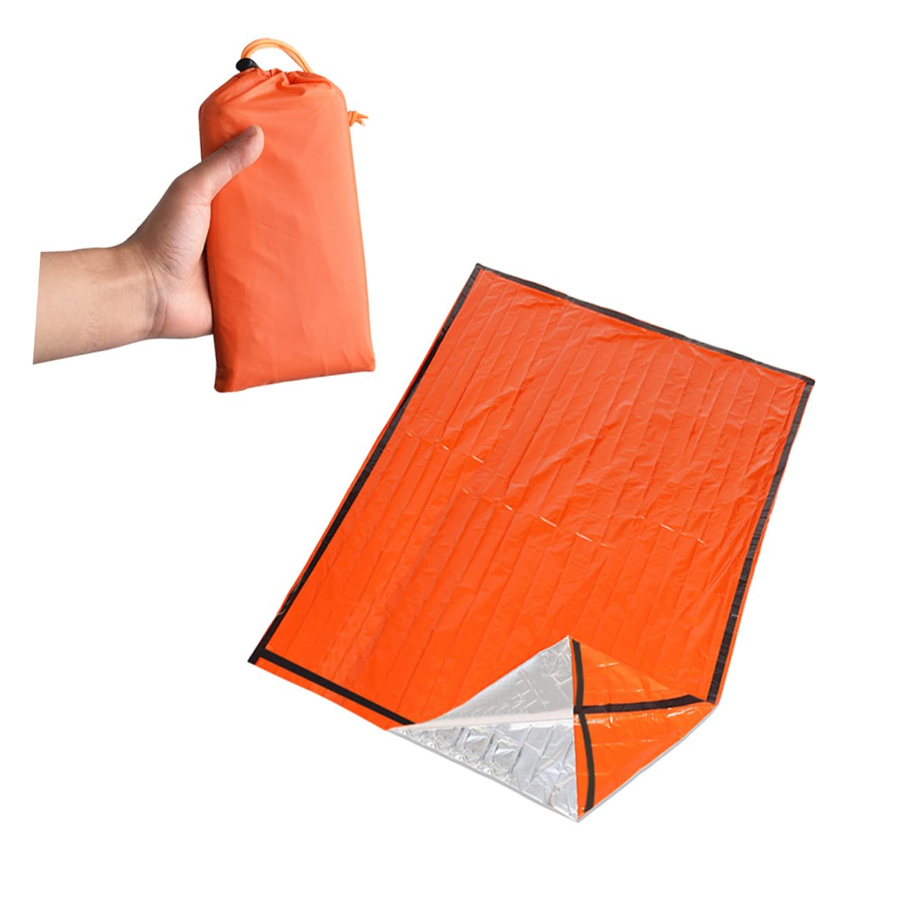 Ultralight Survival Tent & Sleeping Bag for 2 - Emergency Camping & Travel Gear