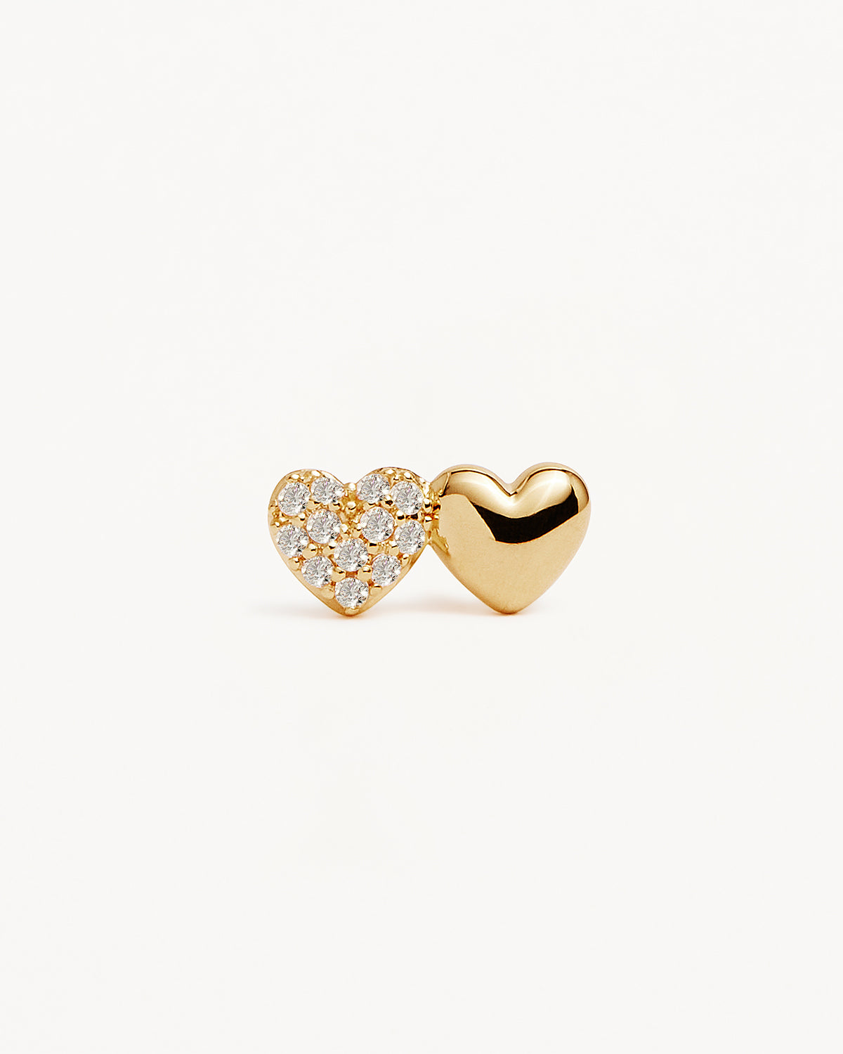 18K Gold Vermeil Always By Your Side Stud Earrings - Elegant Everyday Jewelry for Women, Perfect Gift for Valentine's Day, Anniversary & Special Occasions