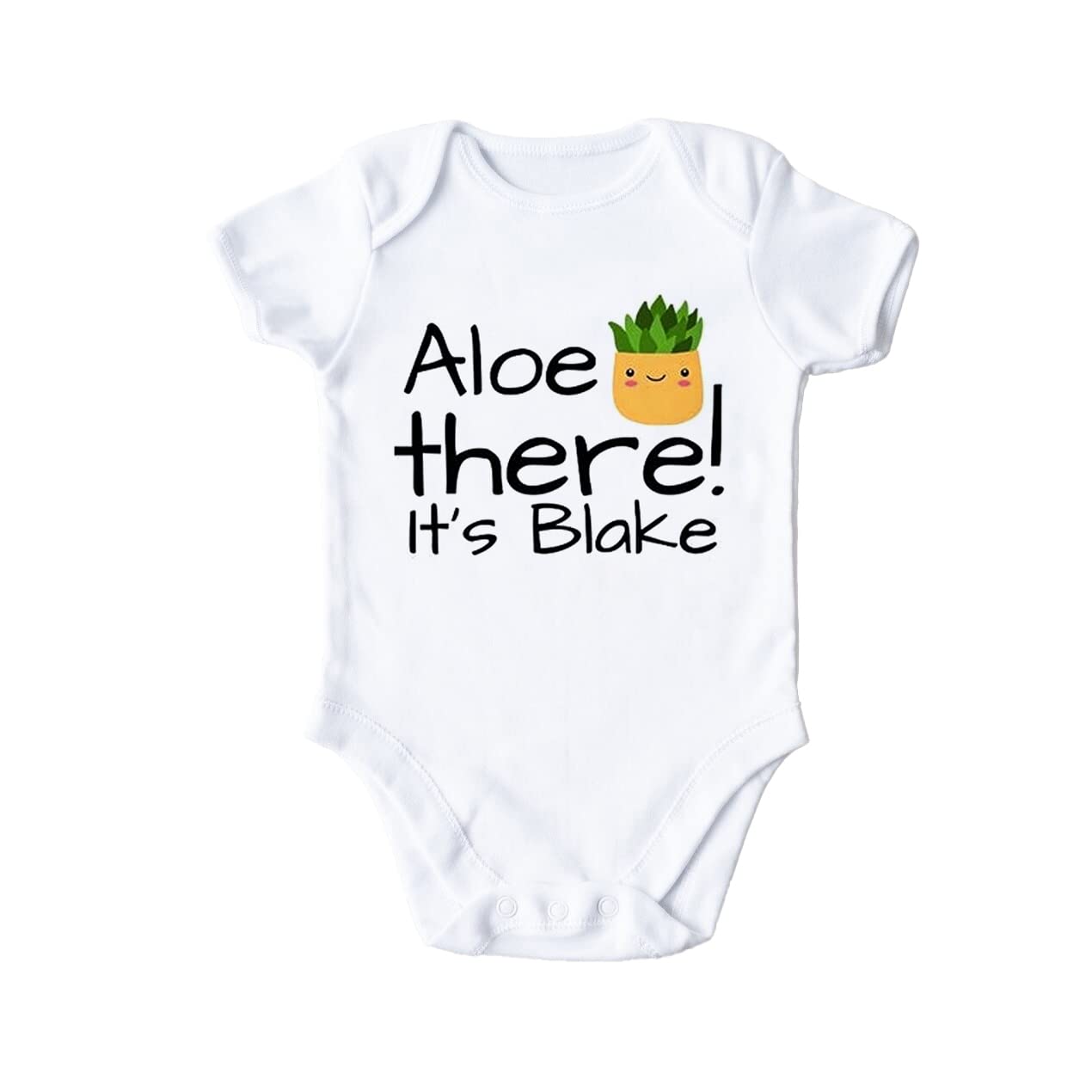 Personalized Baby Onesie with Name - Newborn Essentials for Baby Boy & Girl - Perfect for Easter Outfits & Everyday Wear
