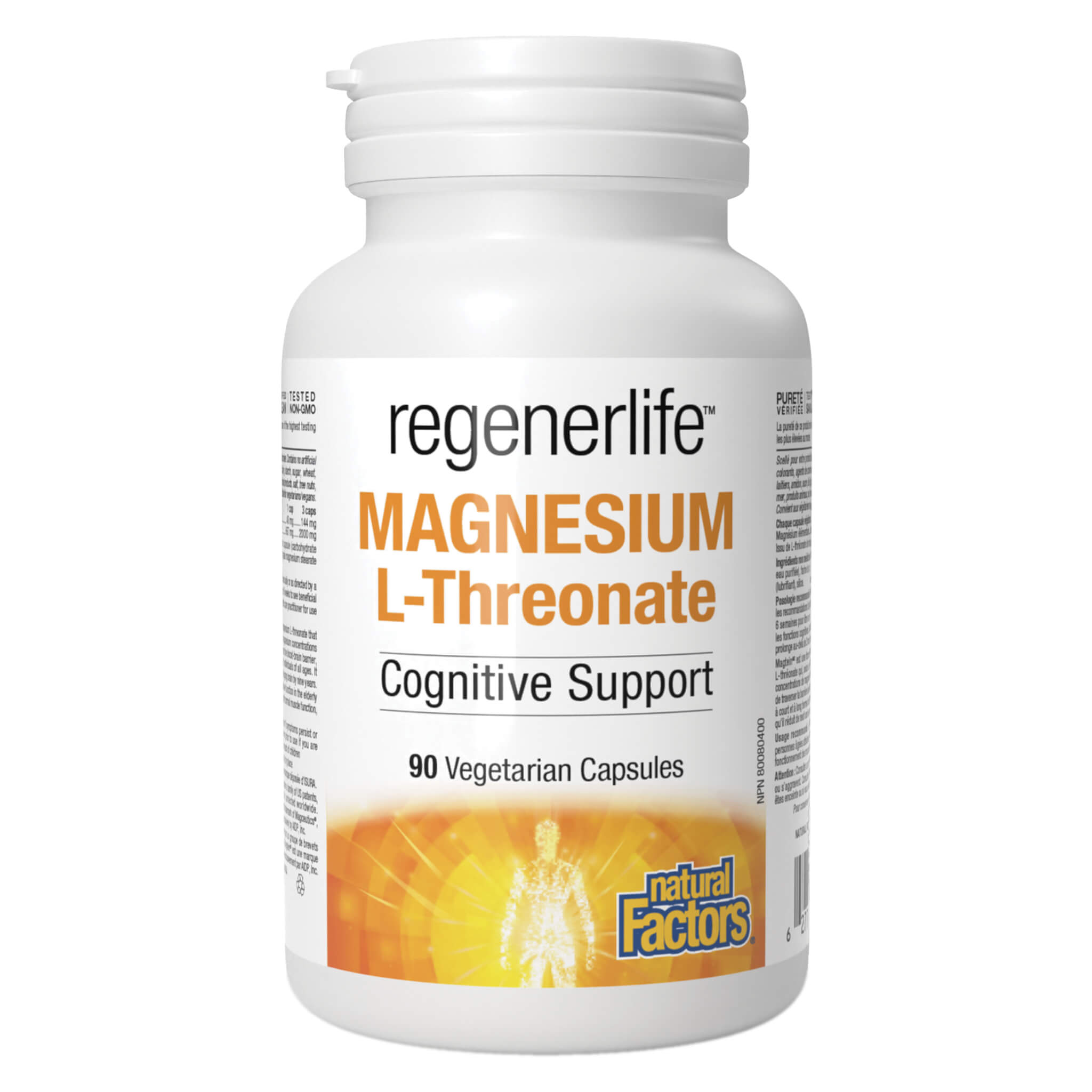 RegenerLife Magnesium L-Threonate 667mg Capsules - Premium Brain Health & Memory Support Supplement for Focus, Sleep & Stress Relief - Ideal for Students, Professionals & Seniors