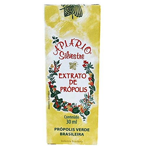 Apiario Silvestre Brazilian Green Propolis Alcohol Extract 30ml (5-Pack) - Immune Support, Natural Antioxidant for Daily Wellness & Cold Relief