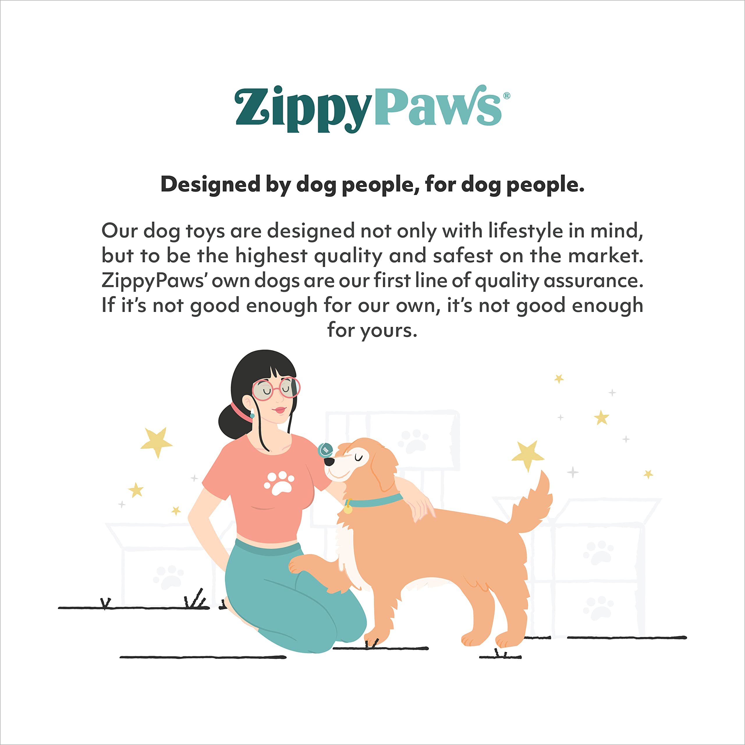 ZippyPaws Holiday Jigglerz Festive Bone Dog Toy - Interactive Chew Toy for Small & Medium Dogs - Perfect for Christmas Gifts & Indoor Playtime