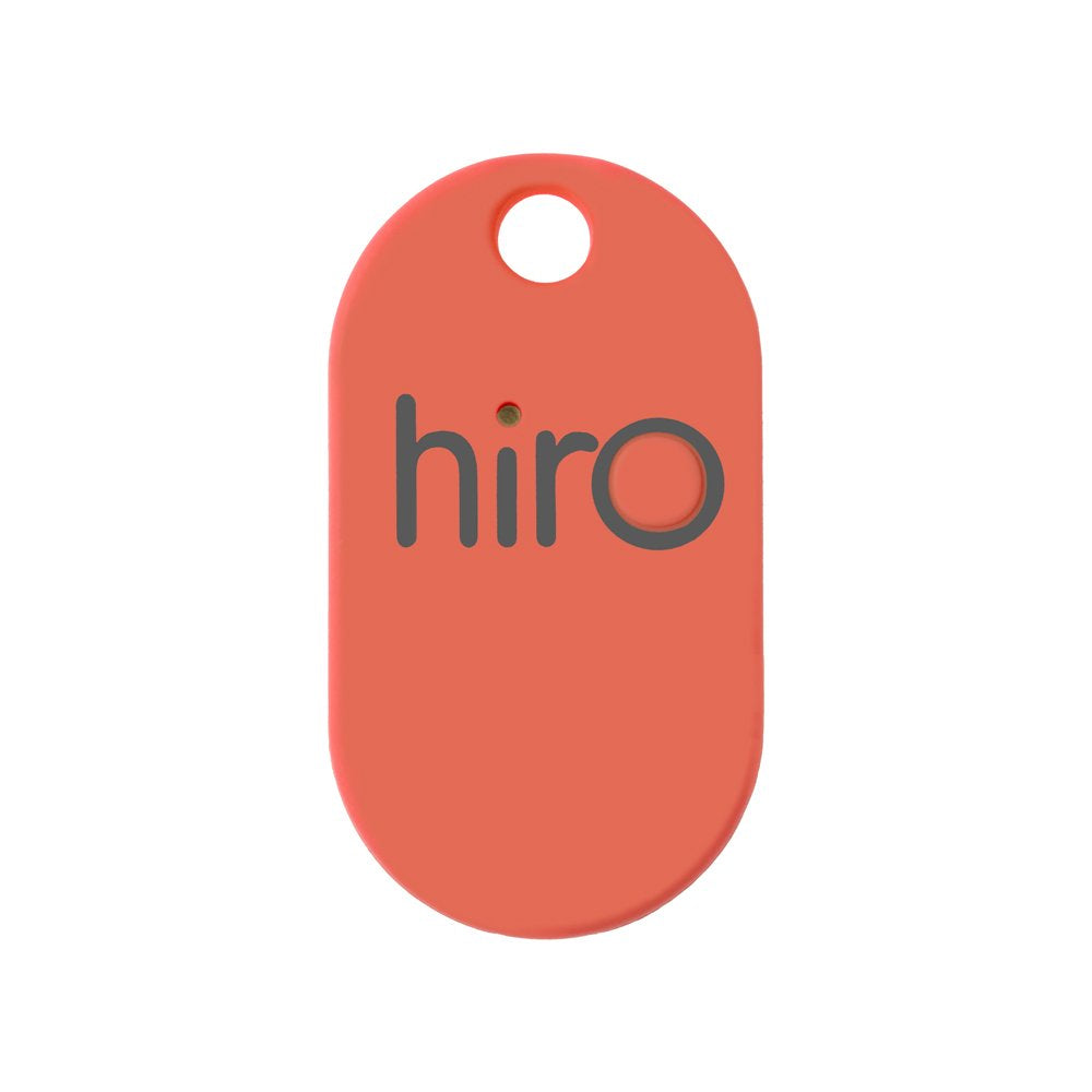 Hiro v2.0 Bluetooth Key Finder - Smart Tracker for Keys, Wallet & Phone | iOS & Android Compatible with GPS Location Tracking | Durable Rubber Matte Finish | Perfect for Travel, Home & Office Organization