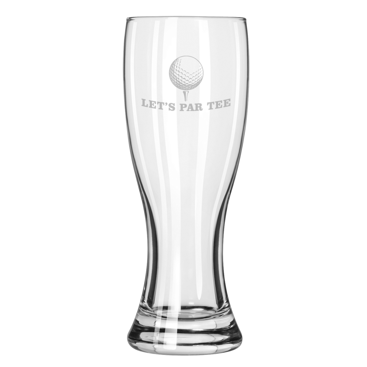 20oz Glass Grand Pilsner Beer Mug - Perfect for Golf Parties, BBQs & Outdoor Gatherings - Durable Drinking Glass for Beer, Cocktails & Iced Beverages