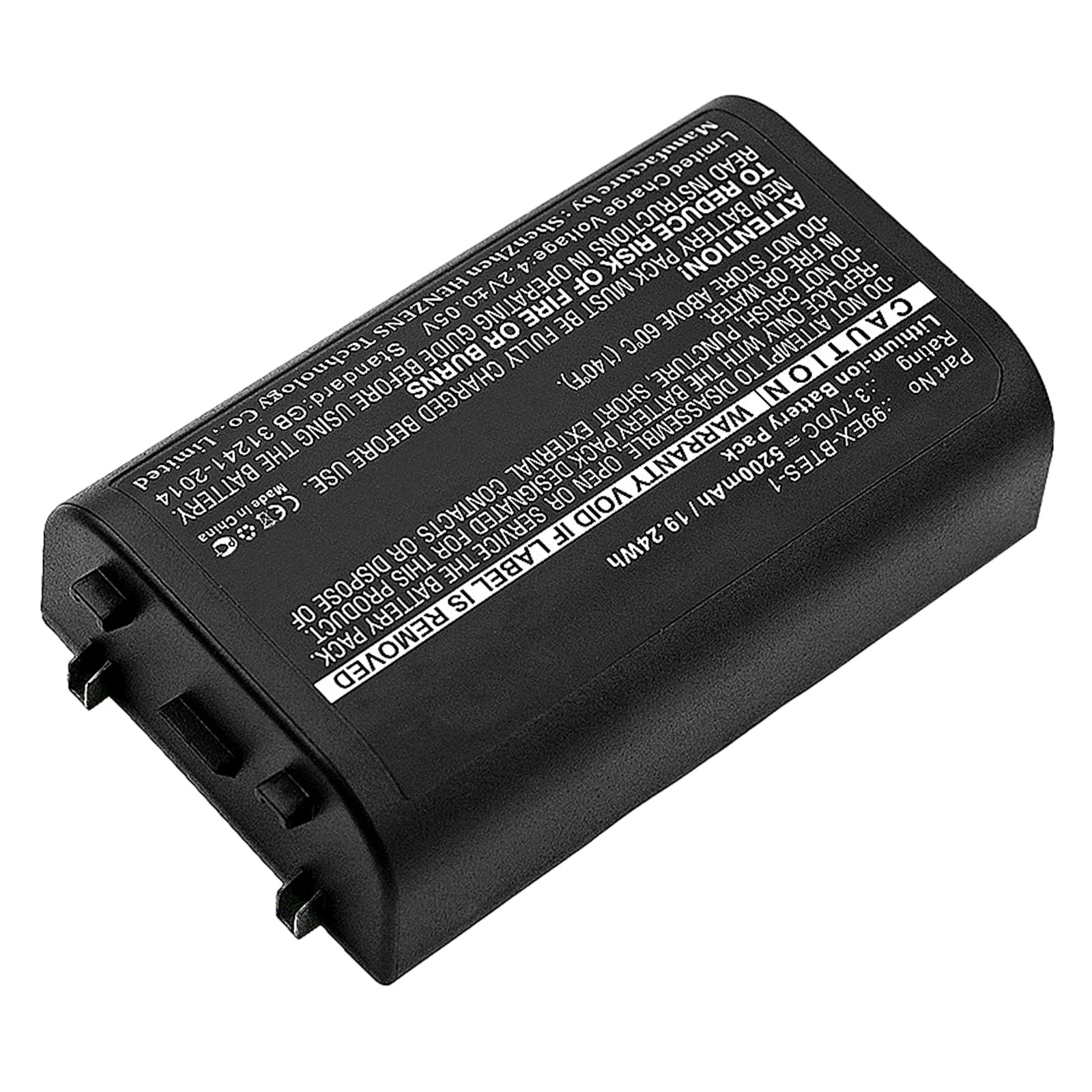 Synergy Digital 5200mAh Li-ion Replacement Battery for Honeywell 99EX-BTES-1 & 99EX-BTEC-1 Barcode Scanners - High Capacity 3.7V Power Solution for Retail, Warehouse & Inventory Management