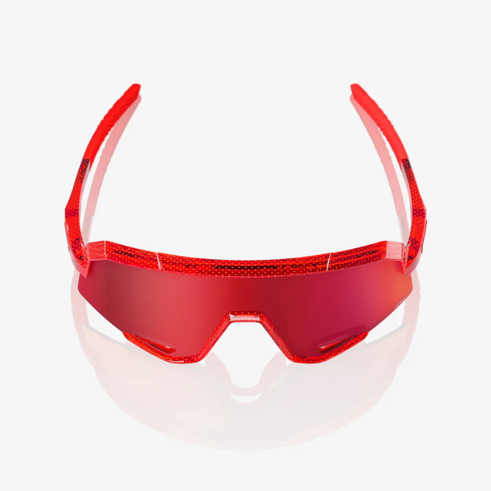 SLENDALE 100% UV Protection Sunglasses - Campari Translucent Red Frame with HiPER Fire Red Mirror Lens for Outdoor Sports & Beach Activities
