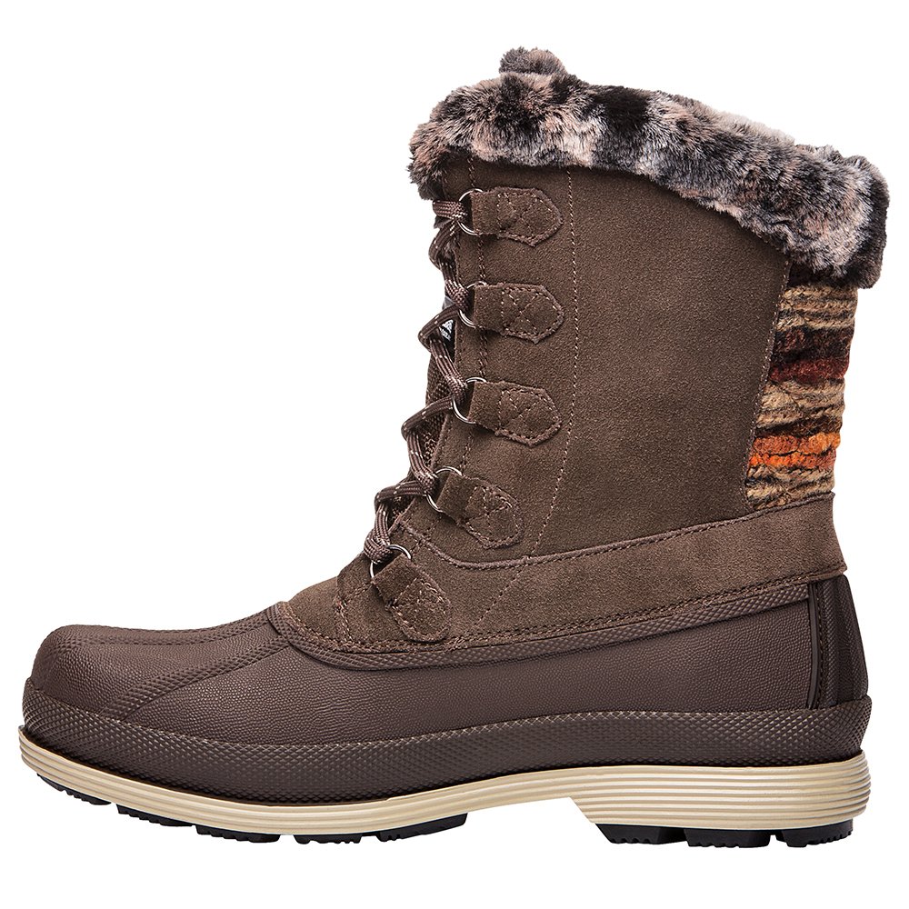 Propét Women's Lumi Tall Lace Boots - Waterproof Winter Snow Boots with Comfortable Cushioning for Cold Weather, Hiking & Outdoor Activities