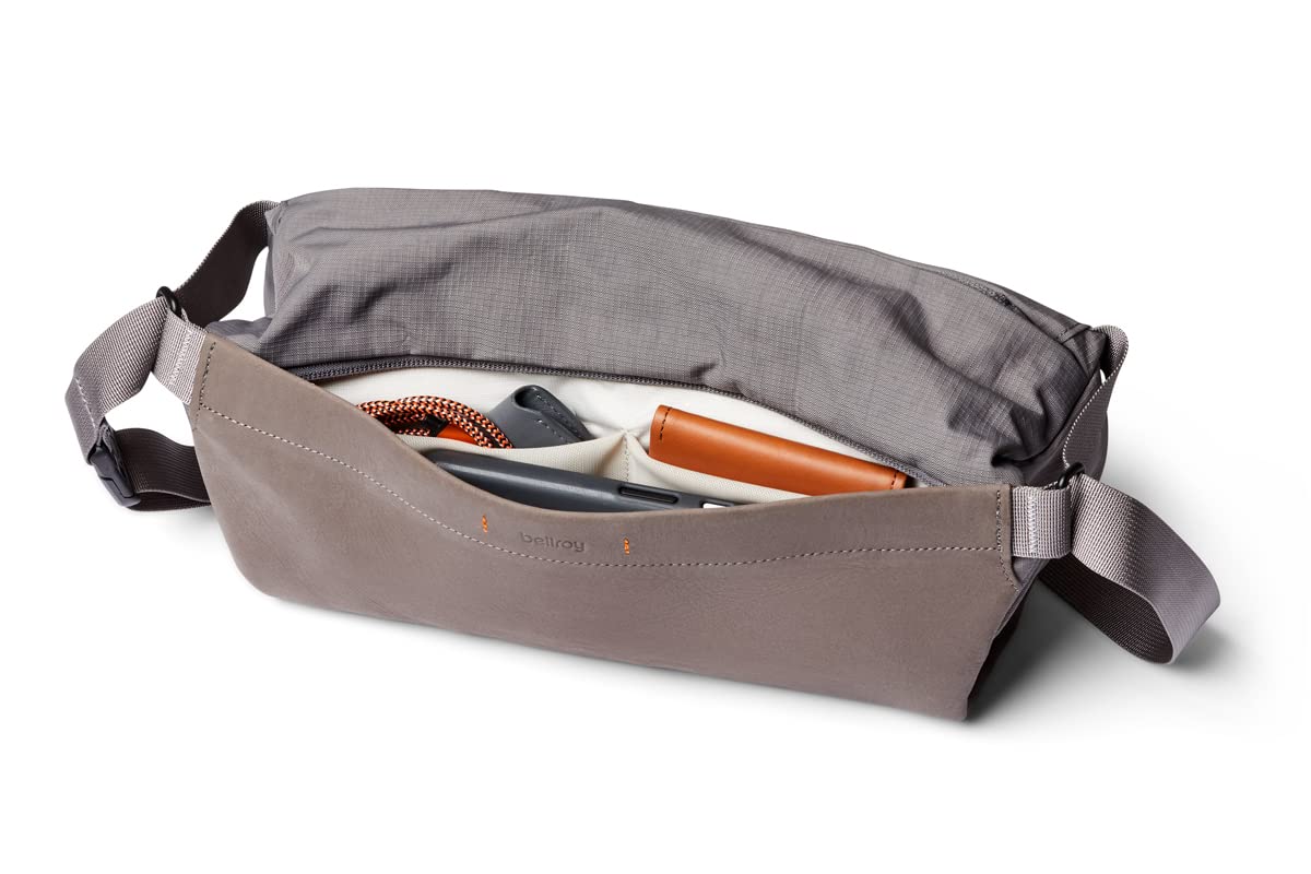 Bellroy Premium Leather Sling Bag for Men & Women - 7L Crossbody Bag for Travel, Work & Everyday Use | Durable & Stylish Shoulder Bag