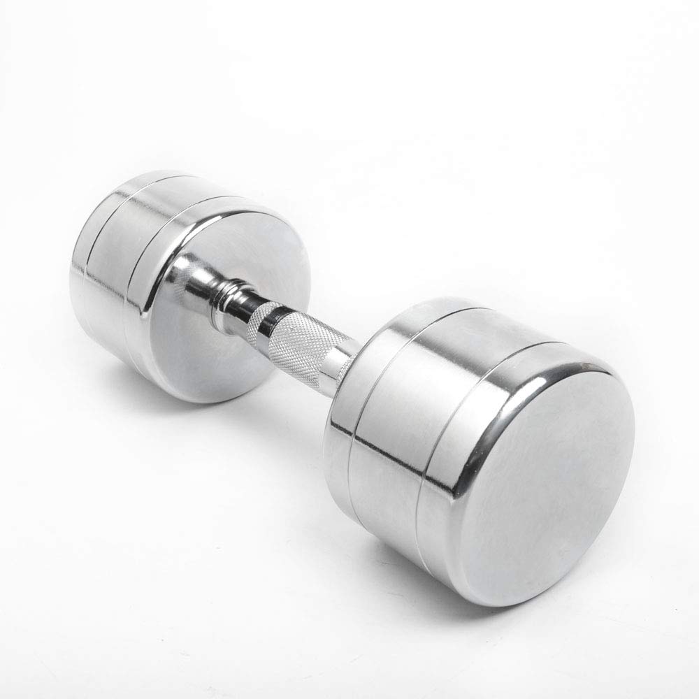 Rhegeneshop Chrome Fixed Solid Weight Dumbbells for Home Gym & Strength Training - Perfect for Weightlifting, CrossFit, and Full-Body Workouts