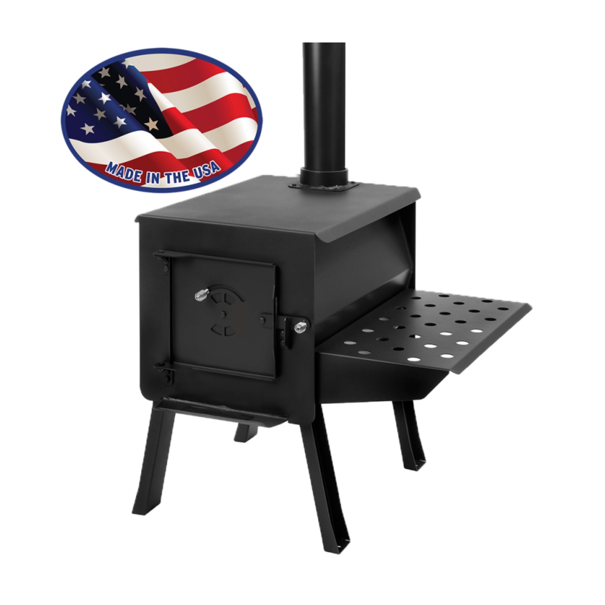 Englander Grizzly Camp Stove ESW0030 - Portable Wood Burning Stove for Camping, Hiking & Outdoor Cooking | Compact & Durable Design for Backpacking, Survival & Emergency Preparedness
