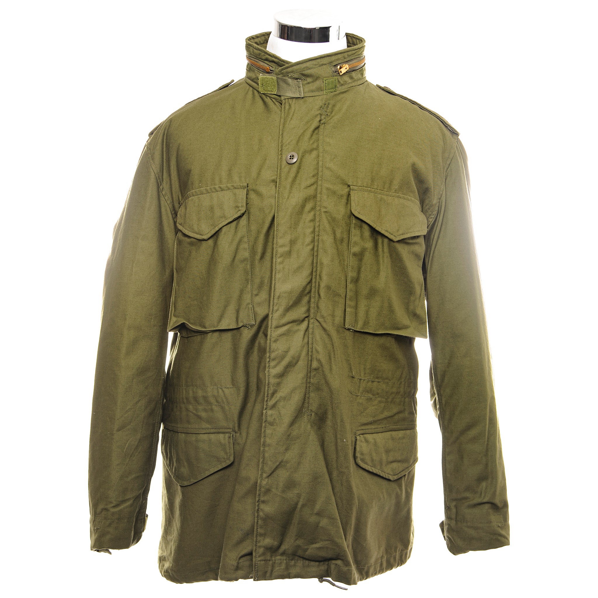 US Army M-1965 M65 Field Jacket - Vintage 1981 Military Surplus - Size Large Regular - Deadstock - Perfect for Outdoor Adventures & Military Collectors