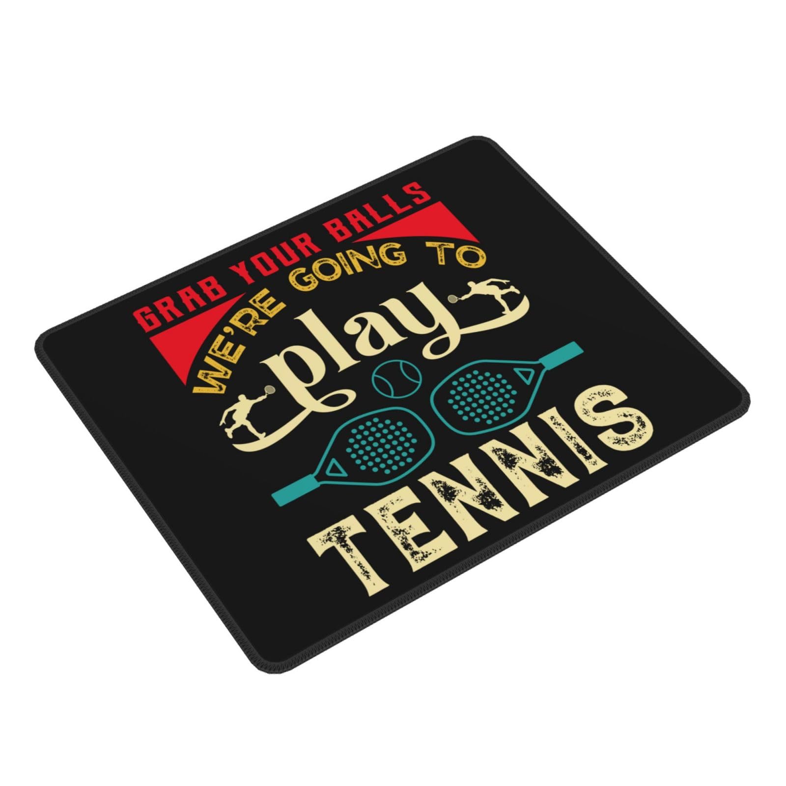 SIYTUAU Professional Tennis Player Mouse Pad - Waterproof, Non-Slip Rubber Gaming Mousepad (10x12 inches) for Laptop, Office & PC Use - Perfect for Work, Gaming & Sports Enthusiasts