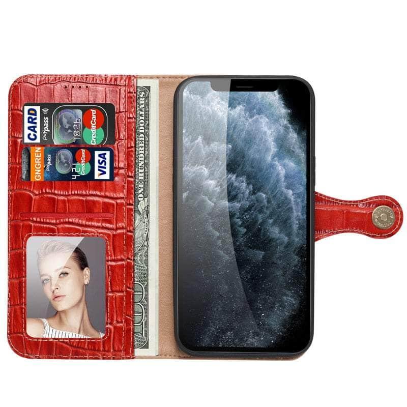 Genuine Leather iPhone 13 Case - Premium Natural Cowhide Full Edge Protection - Perfect for Business & Everyday Use