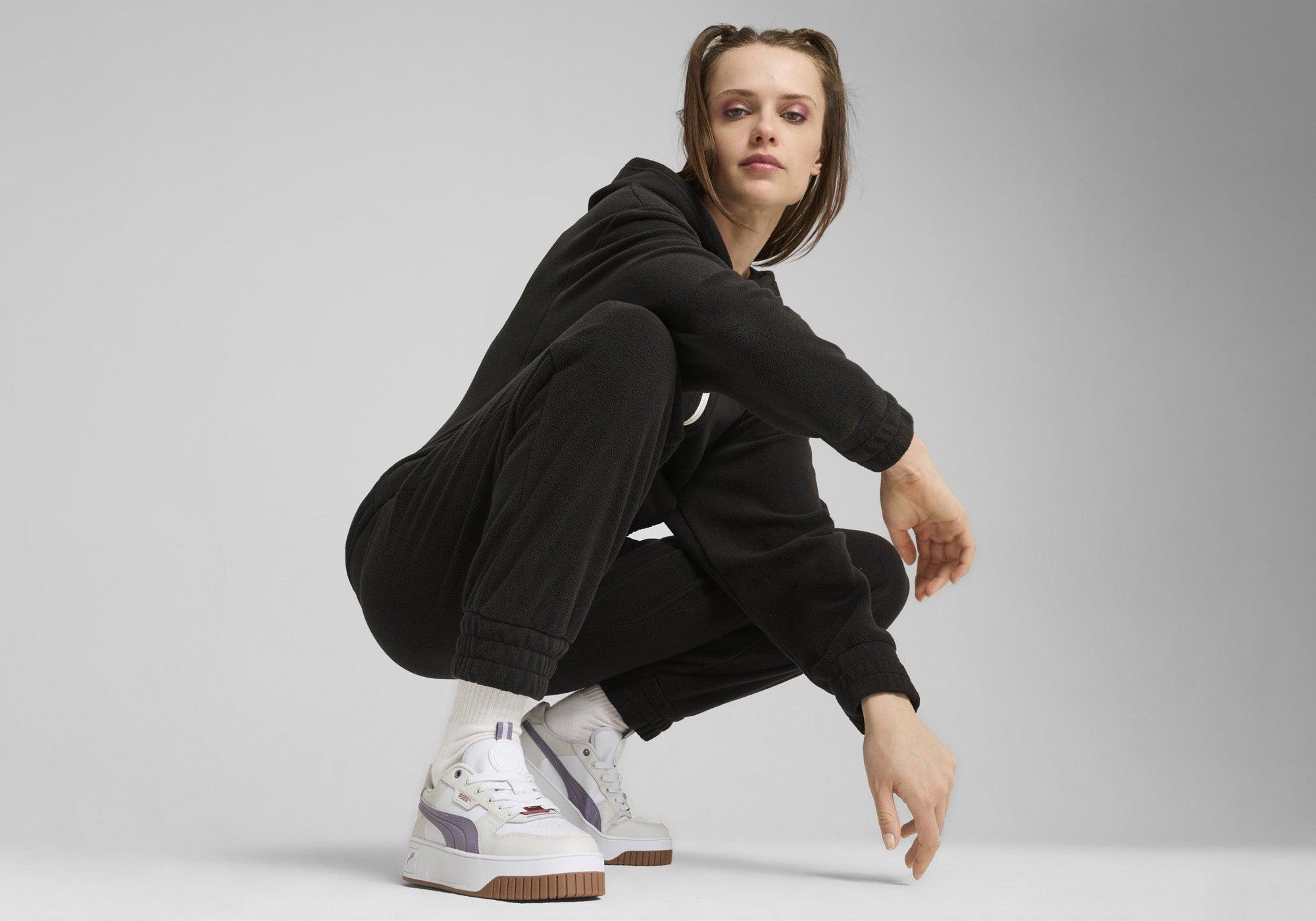 Puma Women's Carina Street Lux Comfortable Lace-Up Sneakers - Fashionable Walking Shoes for Casual Outfits & Everyday Wear