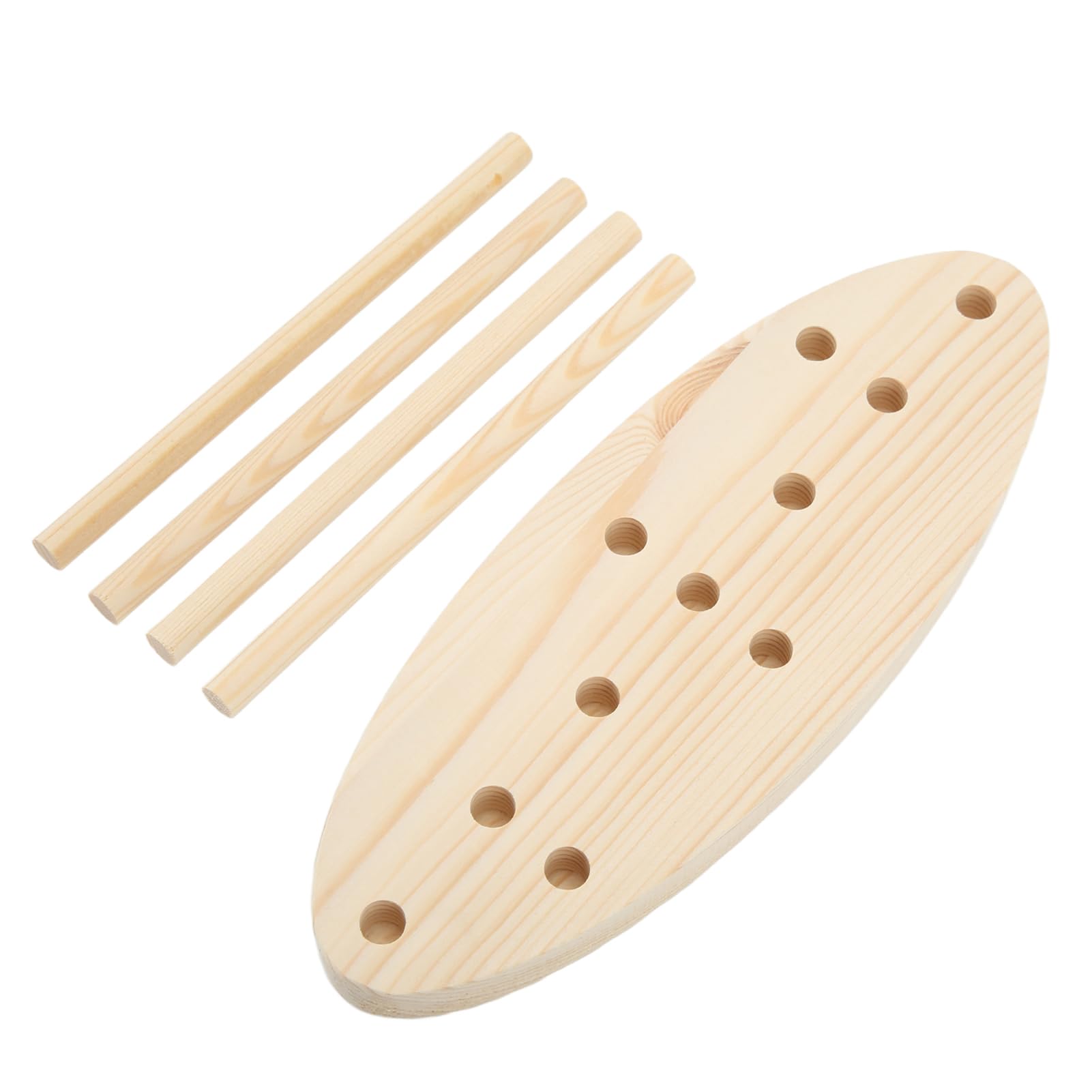 Premium Lightweight Oak Bow Maker Kit - Adjustable Multi-Size Wooden Bow Maker Set for DIY Craft Ribbon & Gift Wrapping | Perfect for Home Decor, Wedding, Christmas & Holiday Decoration