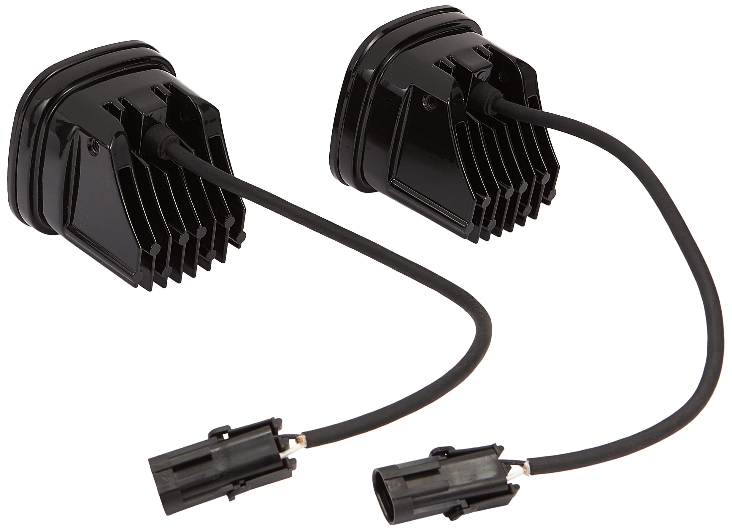 Baja Designs Squadron Pro Black LED Light Pod Pair - 2 PCS High-Power Off-Road LED Lights with Wiring Harness (Wide Cornering Beam, Clear Lens) - Perfect for Trucks, Jeeps & ATVs Night Driving & Off-Road Adventures