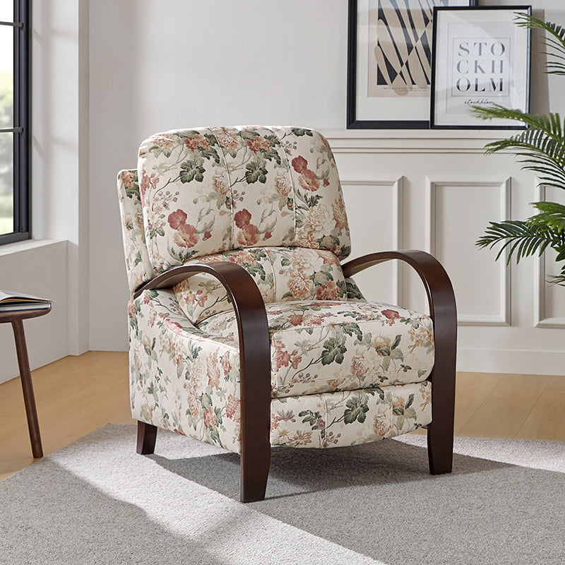 Premium Diana Manual Recliner Chair - Solid Wood Frame with Plush Upholstery for Ultimate Comfort | Perfect for Living Room, Bedroom & Home Theater Relaxation
