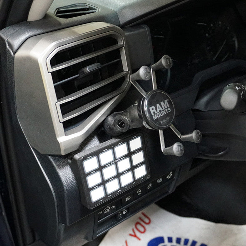 2022-2024 Toyota Tundra SDHQ Built Switch Pros RCR Force 12 Keypad Mount - Off-Road Lighting Control System for Adventure & Overlanding