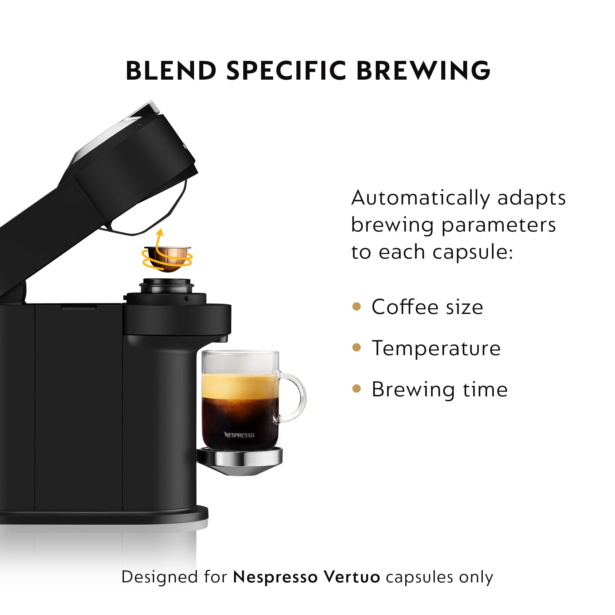 Nespresso Vertuo Next Deluxe Coffee & Espresso Machine by Breville with Aeroccino Milk Frother - Perfect for Home & Office Brewing